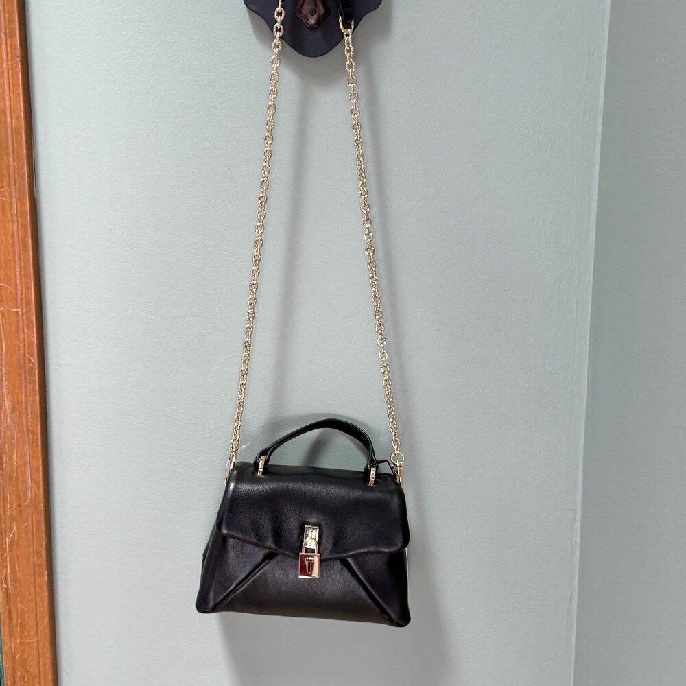 Ted Baker Poppy Small Satchel Crossbody Black Nappa Leather NWT - SO CUTE ❤️❤️ - Picture 3 of 7